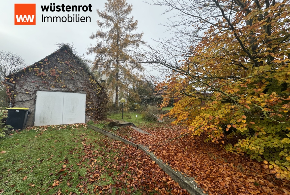 Garten und Garage