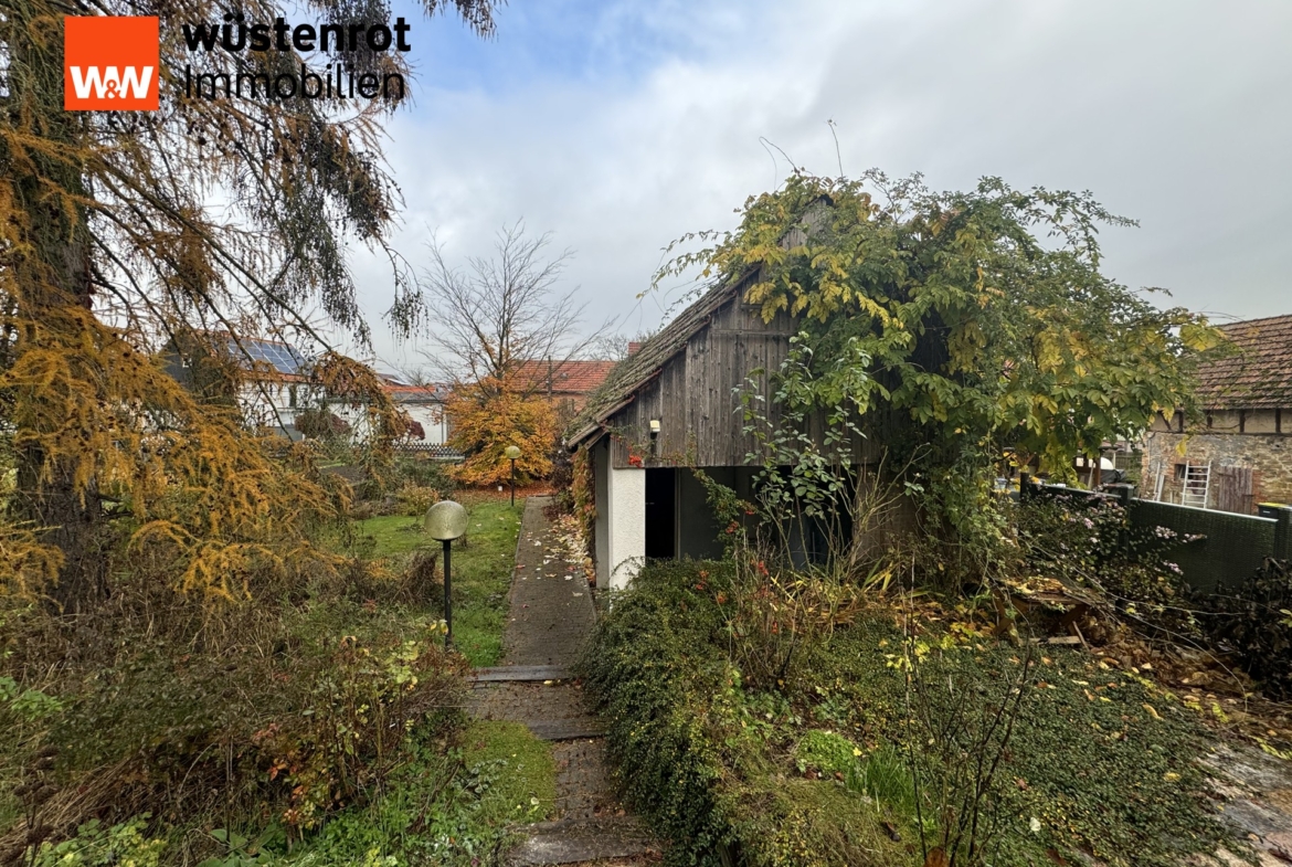 Garten und Garage