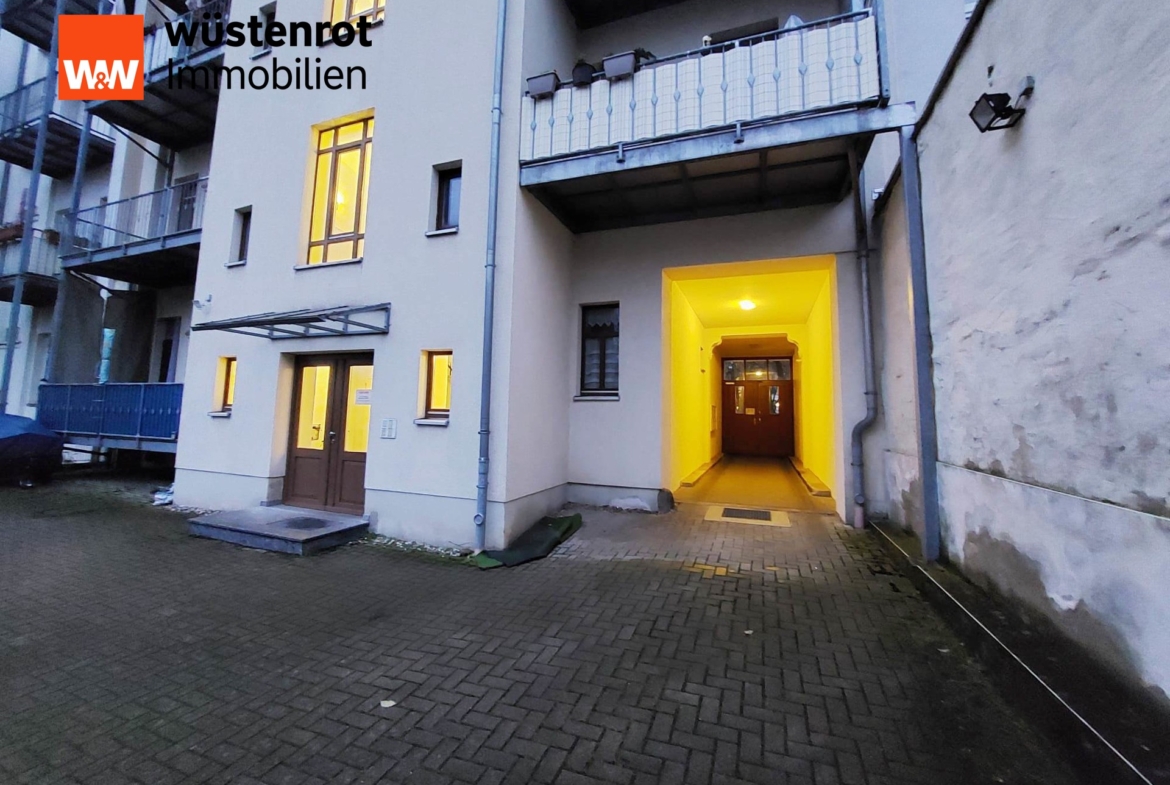 Eingangsbereich im Innenhof