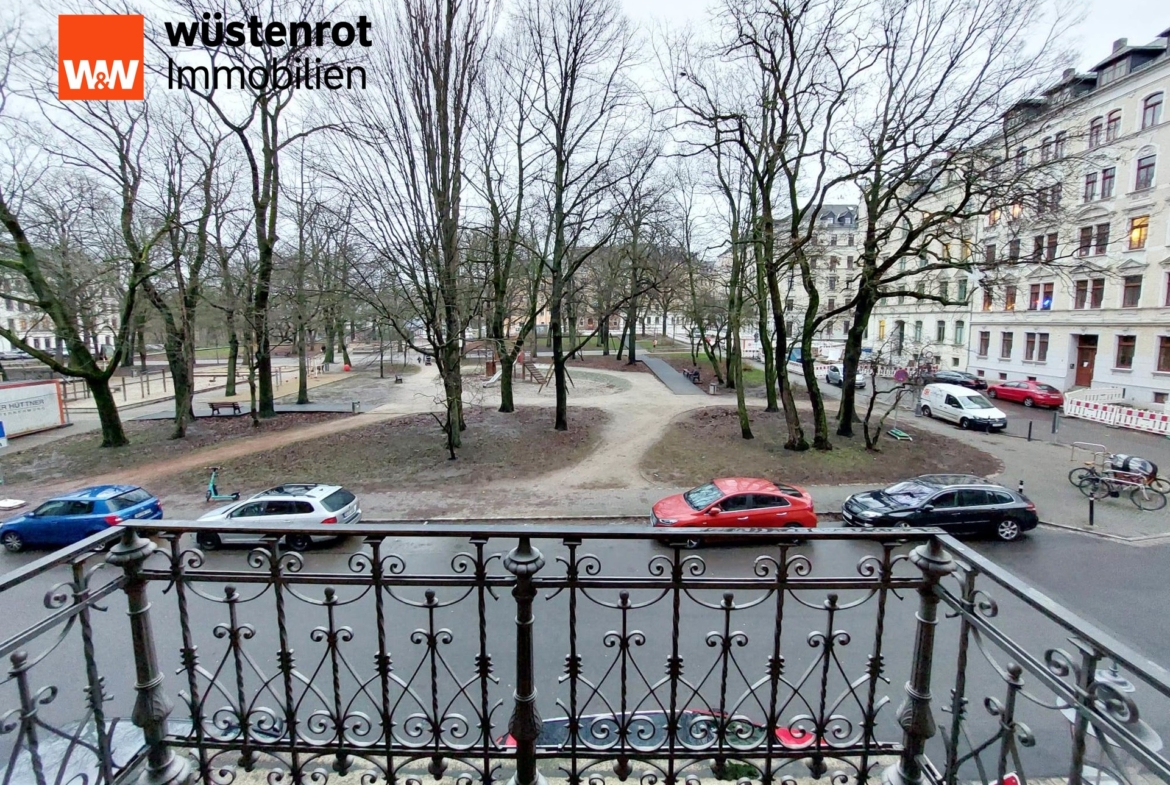 Blick vom 1. Balkon