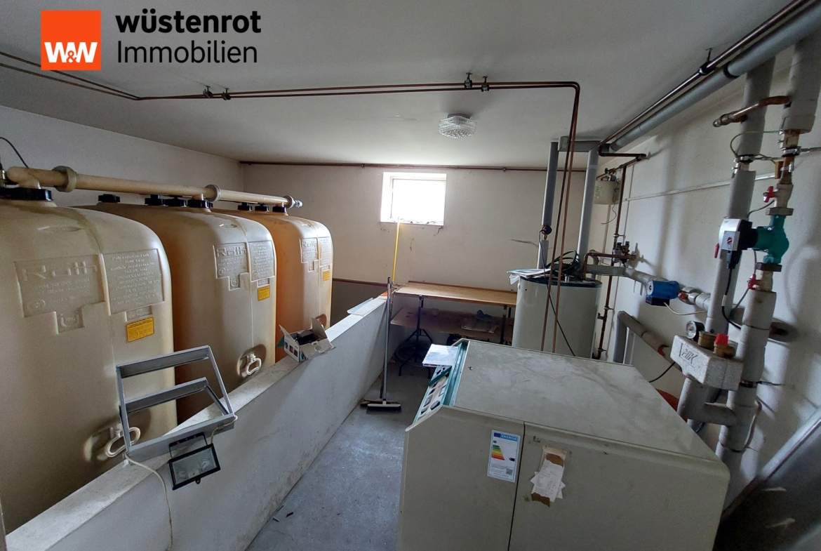 KG: Heizungsraum und Tanklager