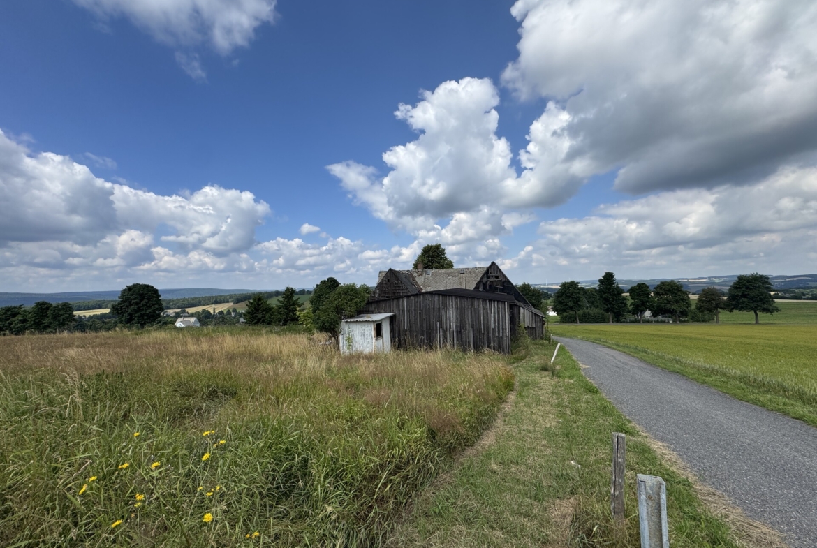 Blick über das Grundstück