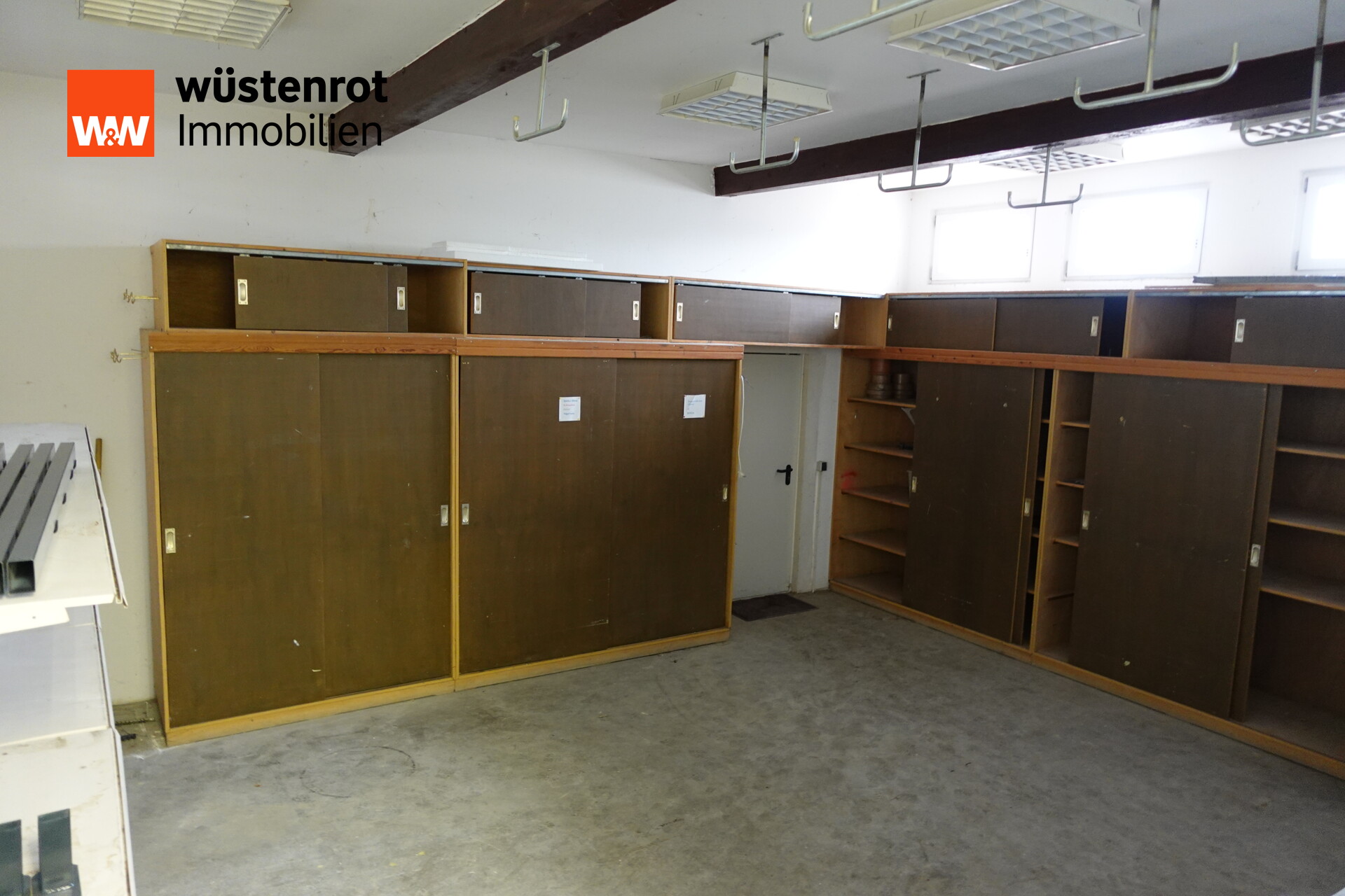 Lagerraum unter der Dachterrasse