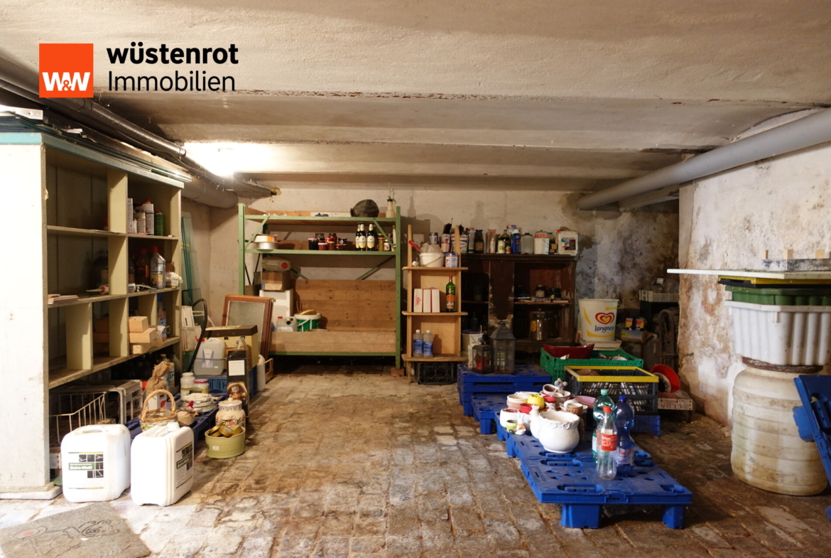 Lagerraum im Keller