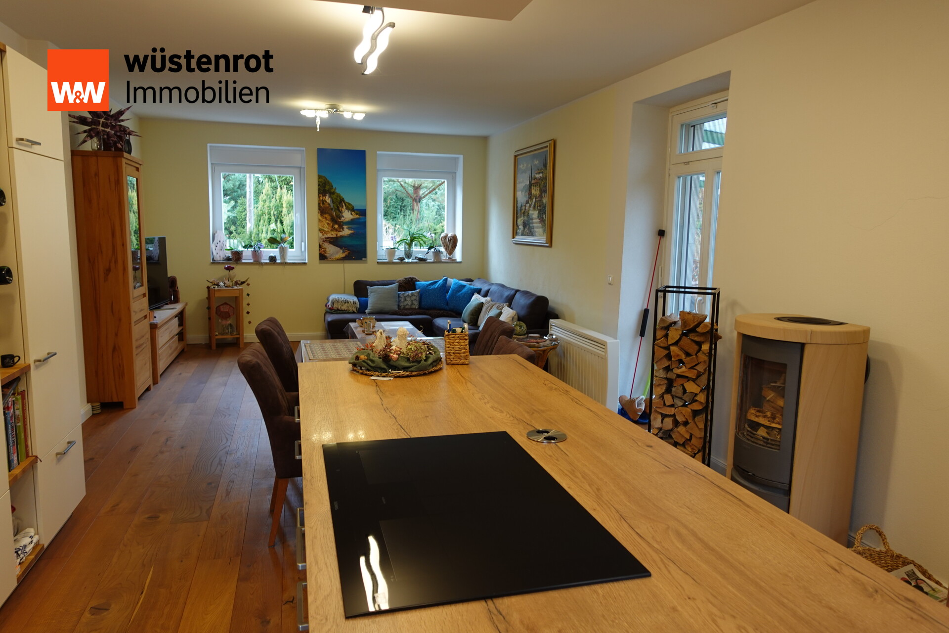 Blick Richtung Wohnbereich