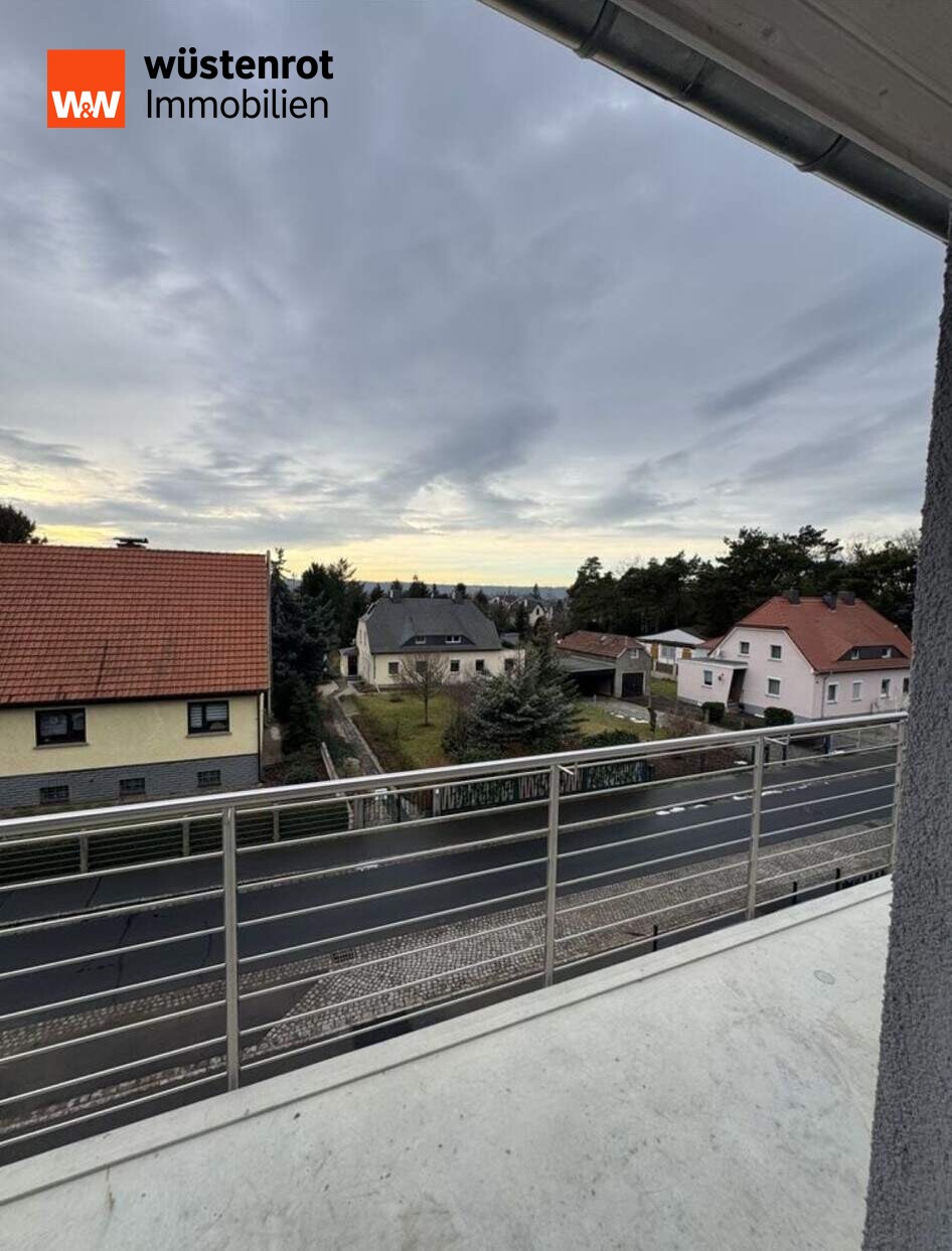 Blick vom Balkon