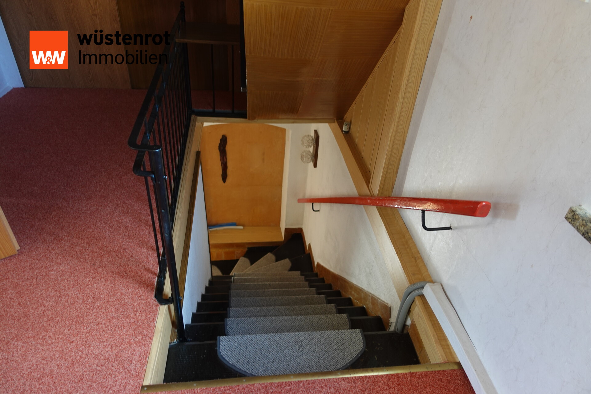 Treppe ins Dachgeschoss
