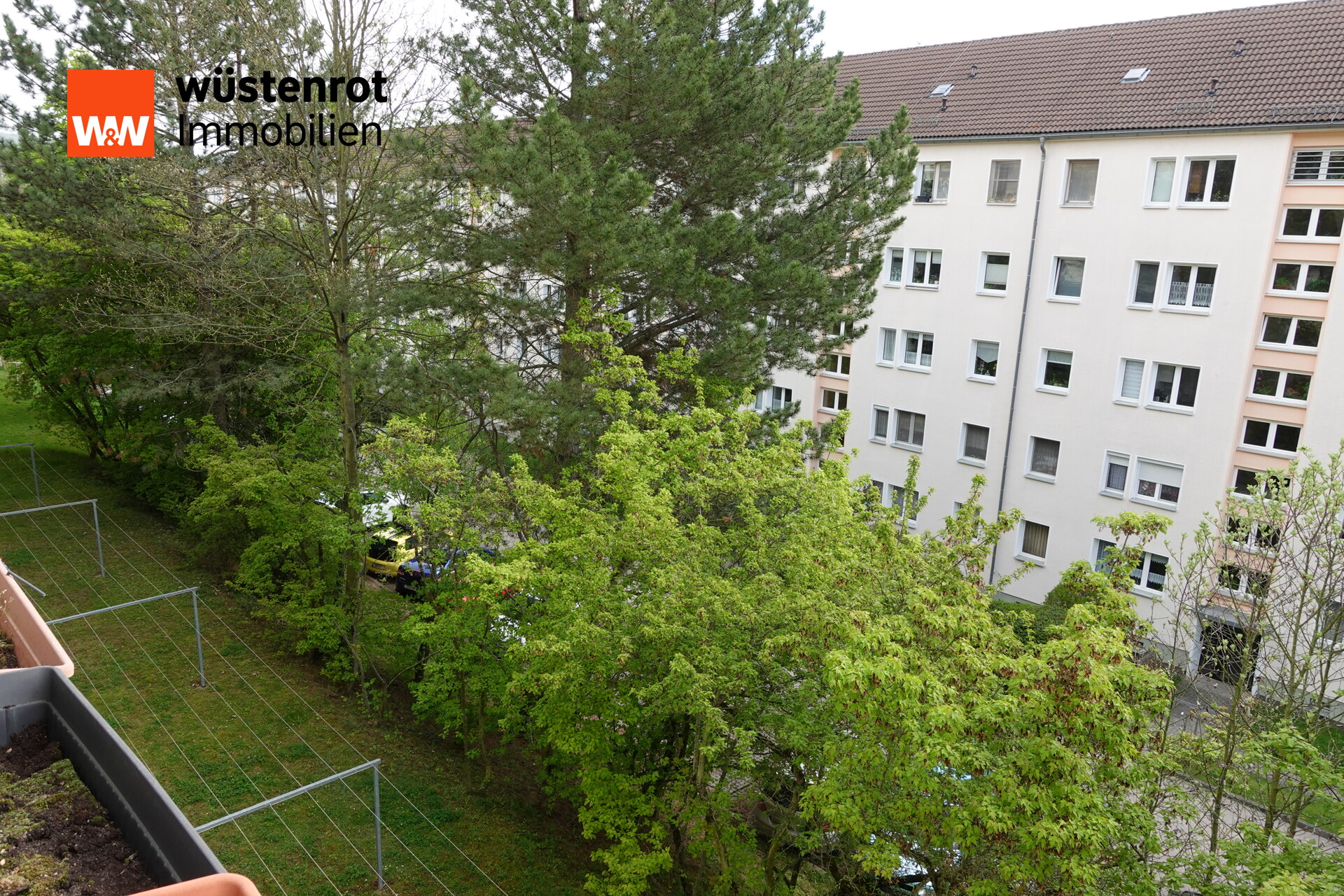 Ausblick vom Balkon