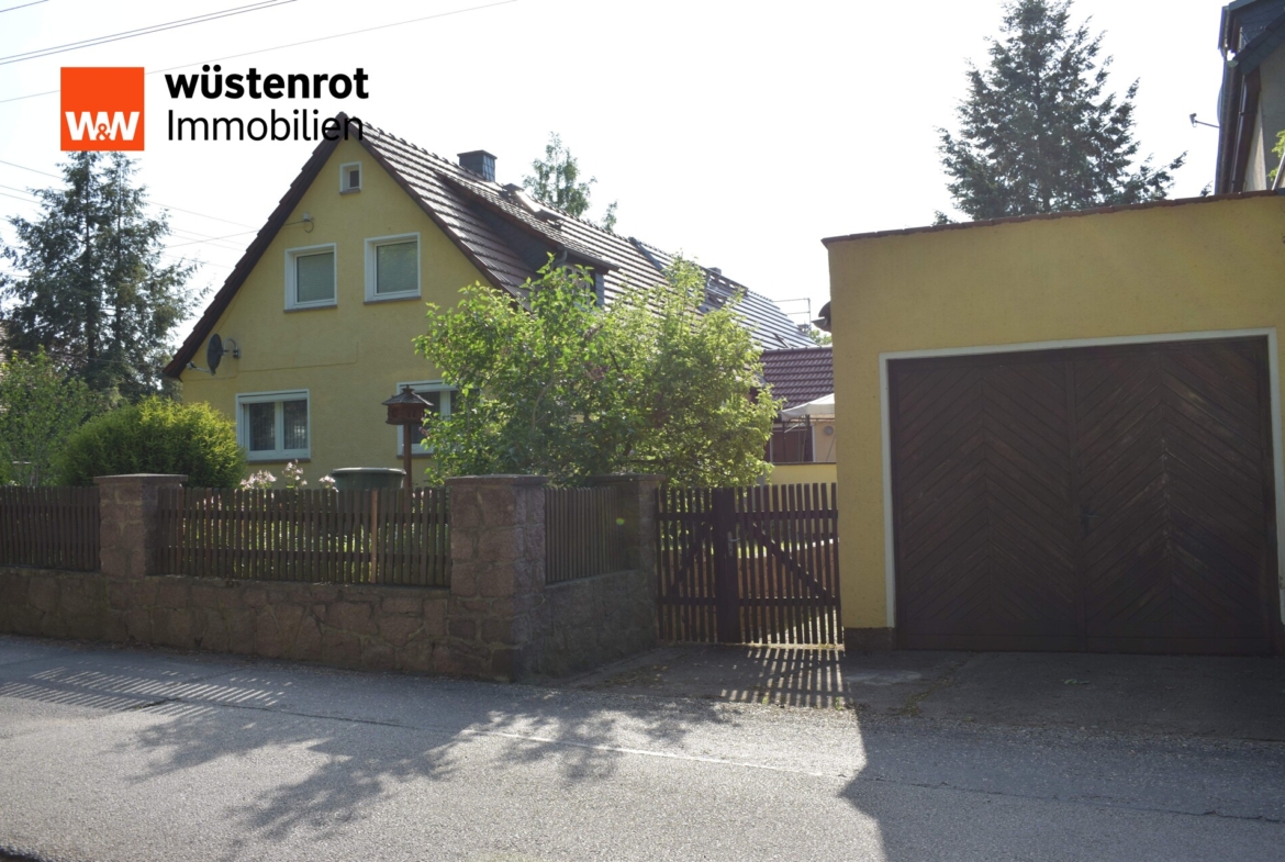 Hausansicht Garagenseite