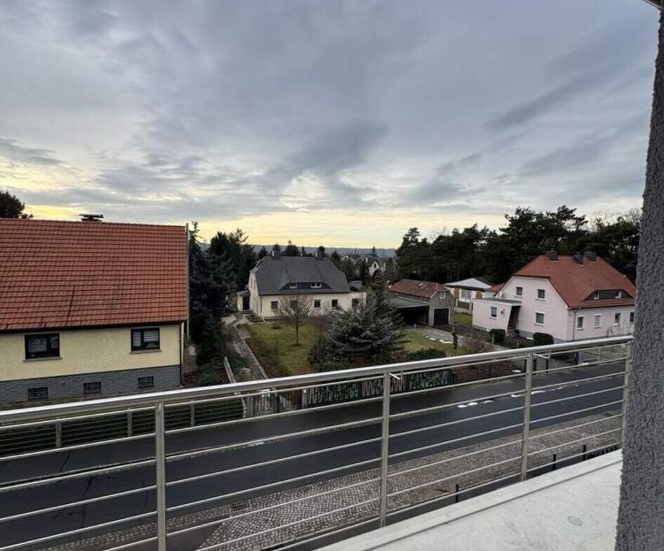 Blick vom Balkon
