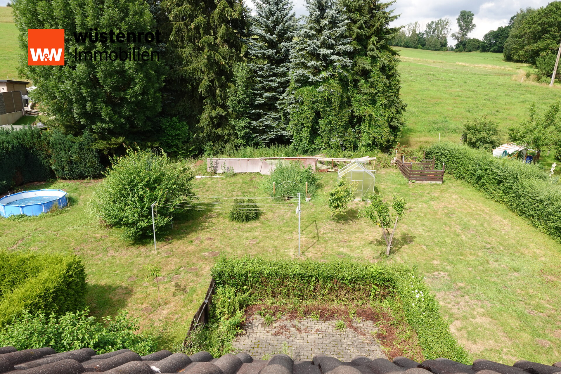 Ausblick in den Garten
