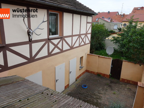Blick vom Balkon