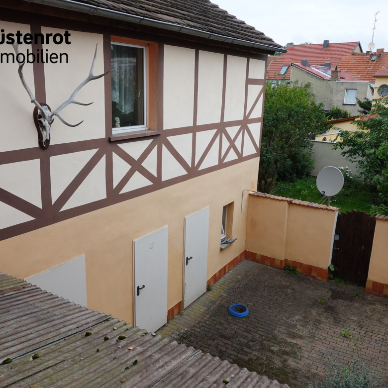 Blick vom Balkon