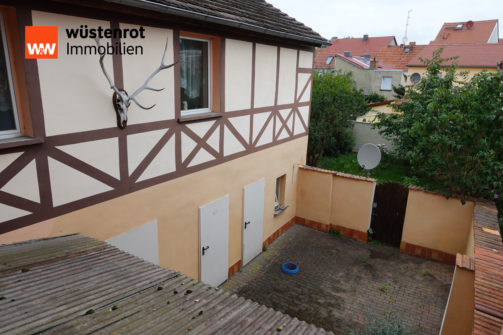 Blick vom Balkon
